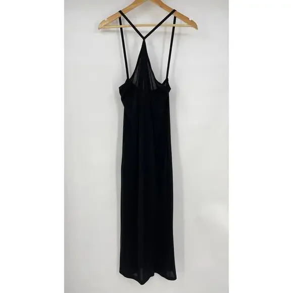 St AgniThe Knit Halter Dress in Black L